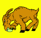 Dibujo Cabra enfada pintado por marta