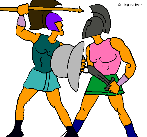 Lucha de gladiadores