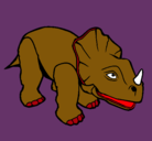 Dibujo Triceratops II pintado por .kol.