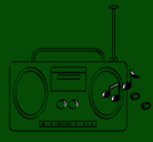 Dibujo Radio cassette 2 pintado por josuue