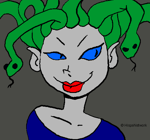 Mujer medusa