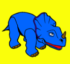 Dibujo Triceratops II pintado por gozilla