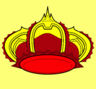 Dibujo Corona real pintado por jose