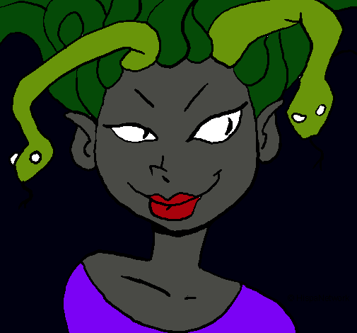 Mujer medusa