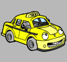 Dibujo Herbie Taxista pintado por Manuel