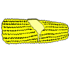 Dibujo Mazorca de maíz pintado por ADRIANA