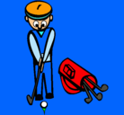 Dibujo Jugador de golf II pintado por izan