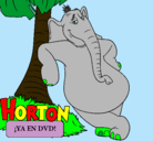 Dibujo Horton pintado por carolainb