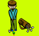 Dibujo Jugador de golf II pintado por nicolasclaros