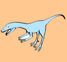 Dibujo Velociraptor II pintado por tebitas