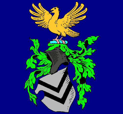 Escudo de armas y aguila 