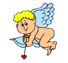 Dibujo Cupido pintado por ANAPOPULAR