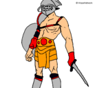 Dibujo Gladiador pintado por andersonhumbertoalfonso