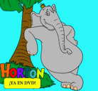 Dibujo Horton pintado por marianavegacalle