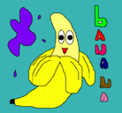 Dibujo Banana pintado por johana2