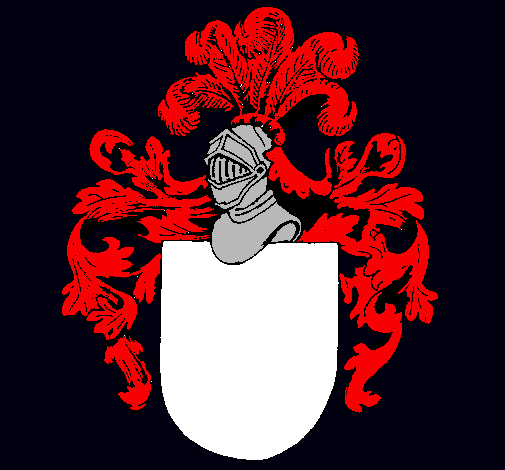 Escudo de armas y casco