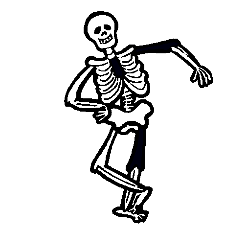 Esqueleto contento