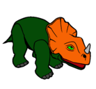 Dibujo Triceratops II pintado por sergiovite