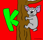 Dibujo Koala pintado por buuu