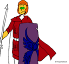 Dibujo Soldado romano II pintado por andrea