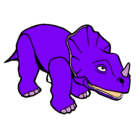 Dibujo Triceratops II pintado por ragde