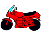 Dibujo Motocicleta pintado por raul