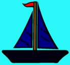 Dibujo Barco velero pintado por nazareno