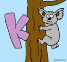 Dibujo Koala pintado por yerhita