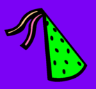 Dibujo Sombrero de cumpleaños pintado por celiagceliam