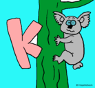 Dibujo Koala pintado por DANa