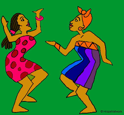 Mujeres bailando