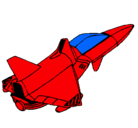 Dibujo Nave cohete pintado por ariel