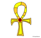 Dibujo Ankh pintado por Armatudisplay