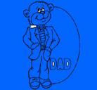 Dibujo Padre oso pintado por nicol