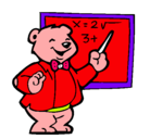 Dibujo Profesor oso pintado por niavalentina