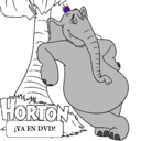 Dibujo Horton pintado por LESSLY