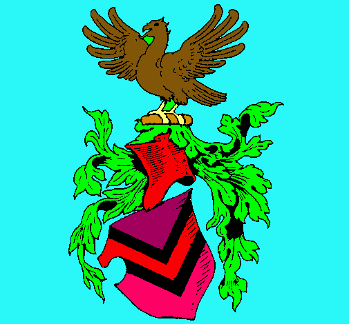 Escudo de armas y aguila 