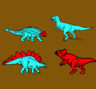 Dibujo Dinosaurios de tierra pintado por NEREA