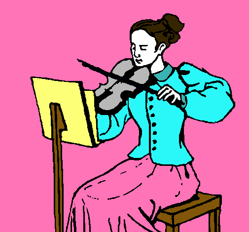 Dama violinista