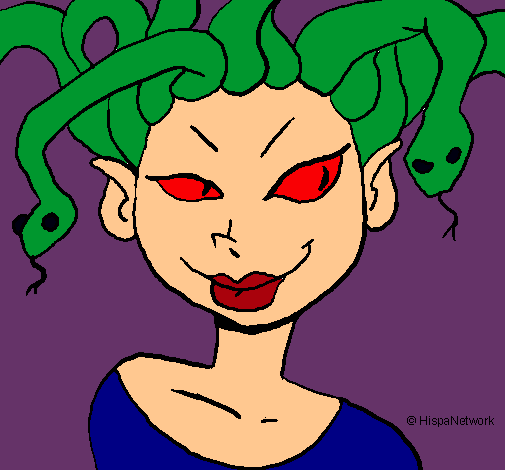 Mujer medusa