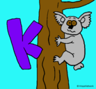 Dibujo Koala pintado por maria