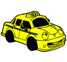 Dibujo Herbie Taxista pintado por israel