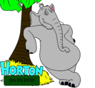 Dibujo Horton pintado por casandra