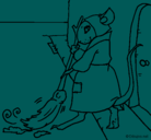 Dibujo La ratita presumida 1 pintado por chulitadel9