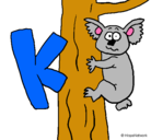 Dibujo Koala pintado por deceleste