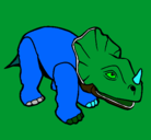 Dibujo Triceratops II pintado por samuel