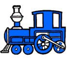 Dibujo Tren pintado por GG