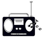 Dibujo Radio cassette 2 pintado por  6ljnhb