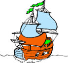 Dibujo Barco pintado por IVAN