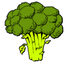 Dibujo Brócoli pintado por marianapelaez